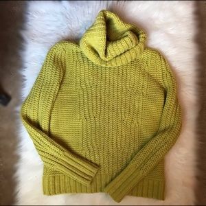 Banana Republic Yellow Knit Sweater